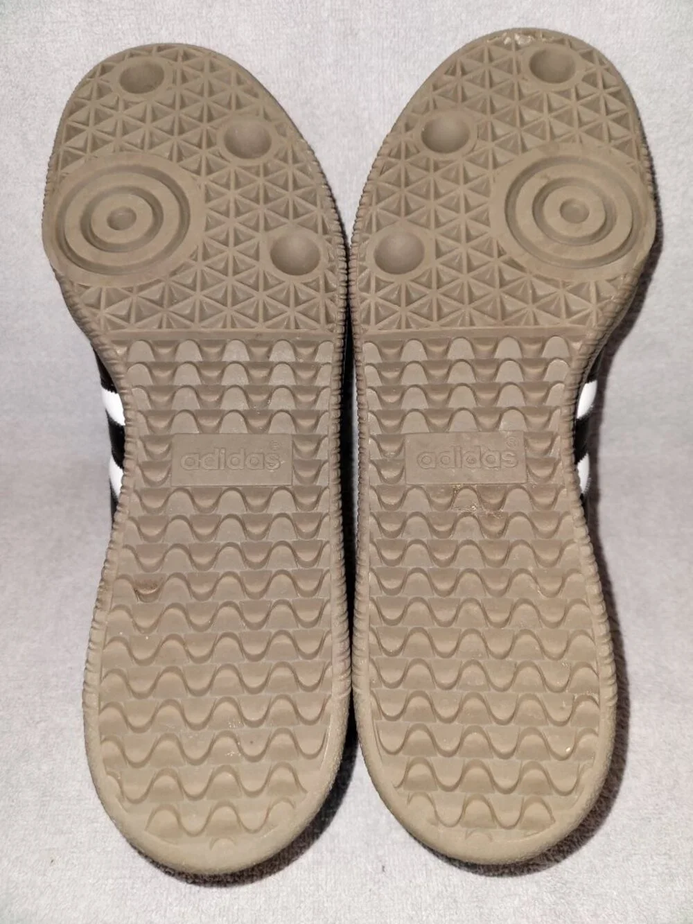 Adidas Samba OG Women's Size 9.5 White Black Brown Gum Sneakers IG9030 (#1019)